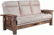 Amish Tiverton Sofa in Reclaimed Barnwood