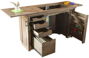 Amish Orchid Sewing Cabinet