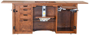 Amish Tulip Sewing Cabinet