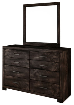 Amish Zeeland High Dresser with Mirror