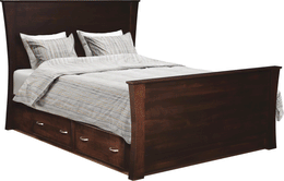 Amish Roseberry Platform Bed