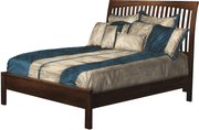 Amish Bentville Slat with Low Footboard Bed