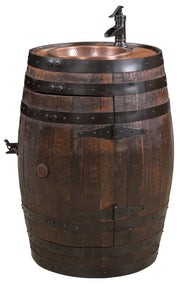 Amish Rustic Barrel Vanity