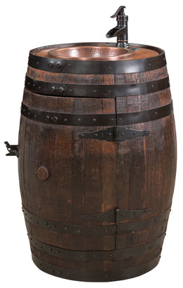 Amish Rustic Barrel Vanity