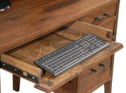 Amish Pierre Desk with Hutch Top