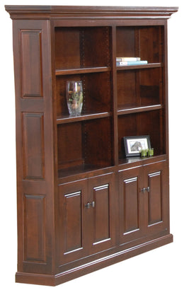 Amish Newport Double Bookcase