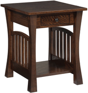 Amish Florence End Table with Drawer