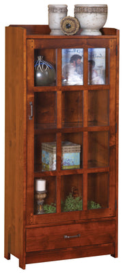 Amish Century Mission 1-Door Bookcase with Drawer