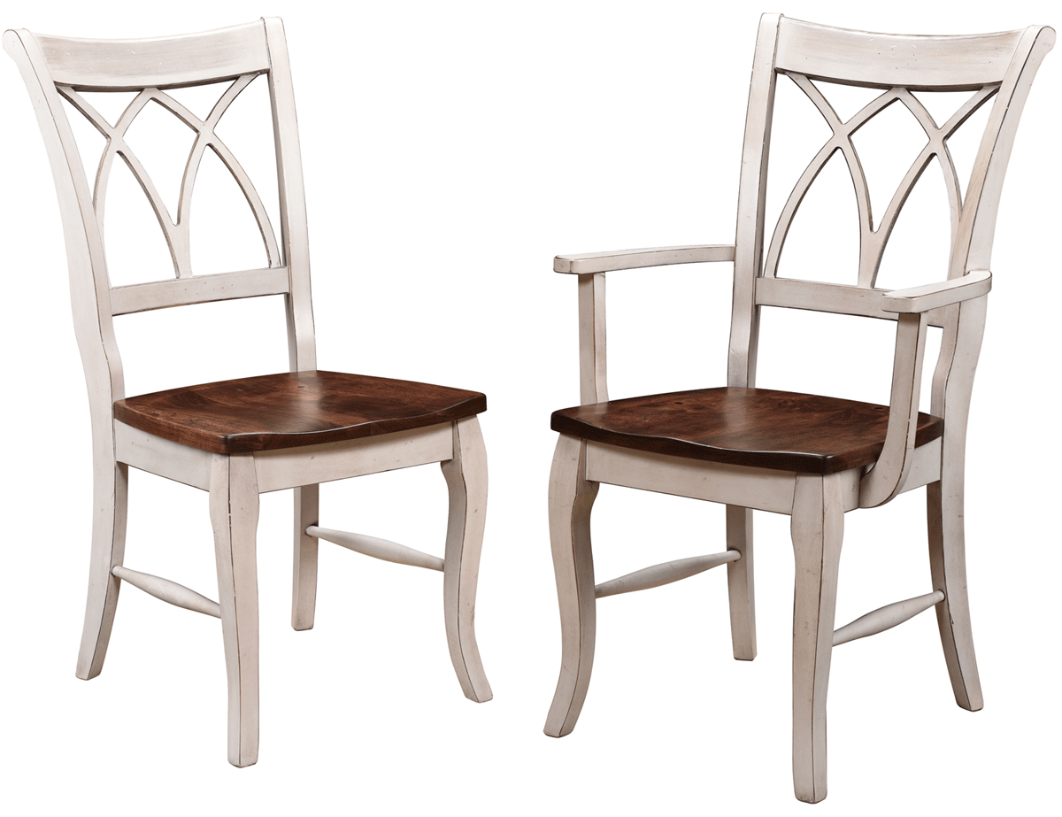 Amish Double X Back Chair – Amish Outlet Store