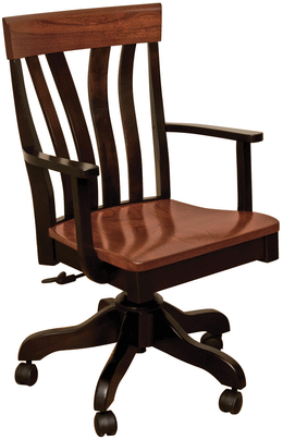 Amish Lennox Arm Desk Chair