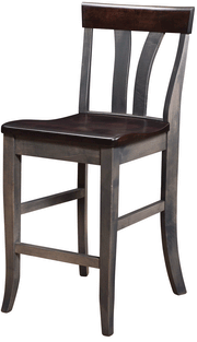 Amish Small Lennox Stationary Bar Chair
