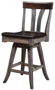 Amish Small Lennox Swivel Barstool