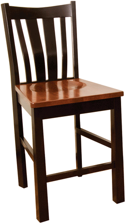 Amish Arbor Hills Stationary Bar Chair
