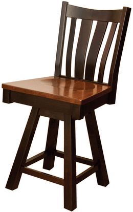 Amish Arbor Hills Swivel Barstool