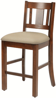 Amish Benito Stationary Bar Chair