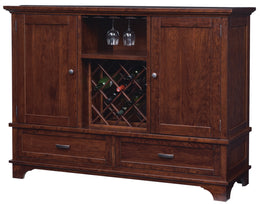 Amish Arlington Wine Cabinet