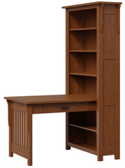 Amish Brentwood Bookcase Desk