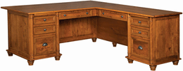 Amish Belmont L-Desk
