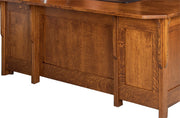Amish Brentwood L-Desk with Hutch Top