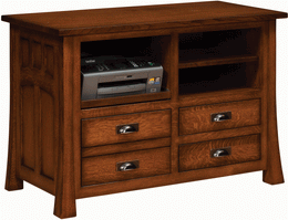 Amish Bridgefort Lateral Combo File Drawer/Printer Stand