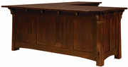 Amish Manitoba L-Desk with Hutch Top