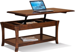 Amish Ensenada Open Lift-Top Coffee Table