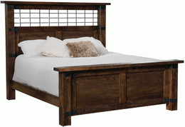 Amish Ironwood Rustic Bed