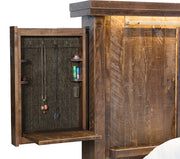 Amish Vandella Rustic Bed in Brown Maple
