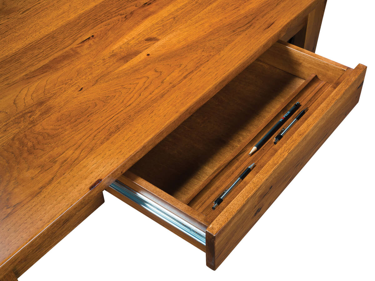 Amish Outlet Store Grant Trestle Writing Desk - Thumbnail 2