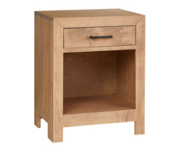 Amish Sherman 1 Drawer Nightstand with Opening