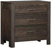 Amish Sherman 3-Drawer Nightstand