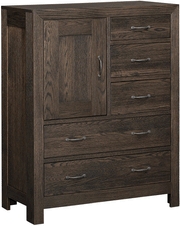 Amish Sherman 5-Drawer/1-Door Chest
