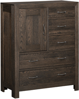 Amish Sherman 5-Drawer/1-Door Chest