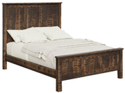 Amish Glen Canyon Bed in Rough Sawn Brown Maple