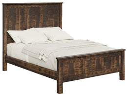 Amish Glen Canyon Bed in Rough Sawn Brown Maple