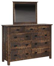 Amish Glen Canyon Bedroom Set in Rough Sawn Brown Maple
