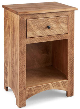 Amish Troy 1 Drawer Nightstand