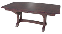 Amish Bridgeport Double Pedestal Table