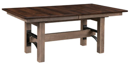 Amish Frontier Double Pedestal Table