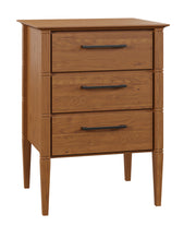 Amish Reveal 3 Drawer Nightstand