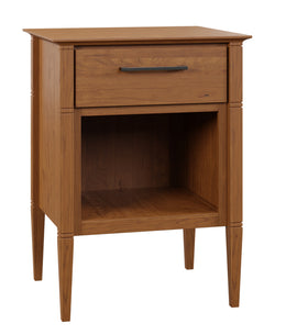 Amish Reveal 1 Drawer Open Nightstand