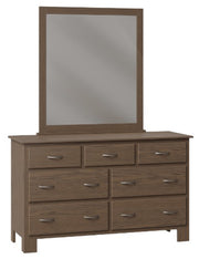 Amish Peoria Dresser with Mirror