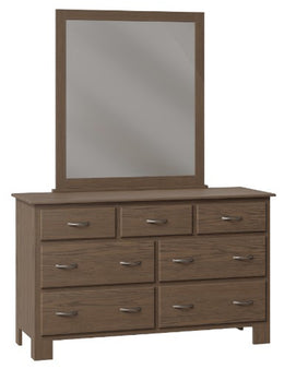 Amish Peoria Dresser with Mirror