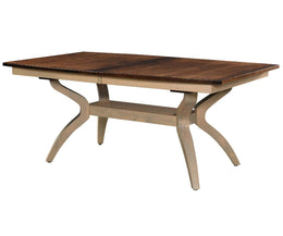 Amish Meggison Double Pedestal Table