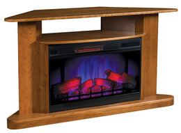 Amish Seattle Corner Fireplace