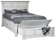 Amish Farmington Bed in Brown Maple