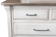 Amish Farmington Dresser with Mirror in Brown Maple