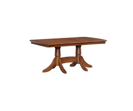 Amish Baytown Double Pedestal Table