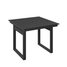 Amish Polybird Modern Square Dining Table