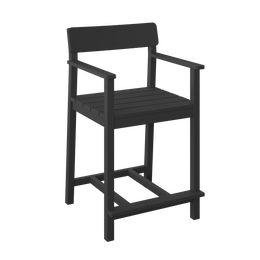 Amish Polybird Counter Height Club Bar Stool